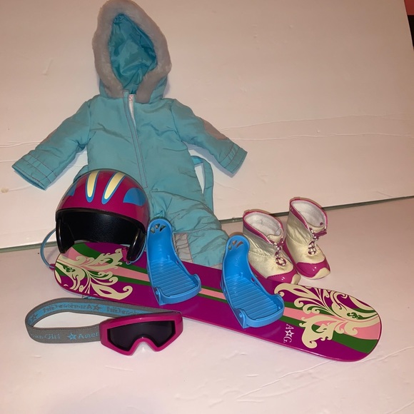 American Girl Snowboard Bundle - Picture 1 of 10